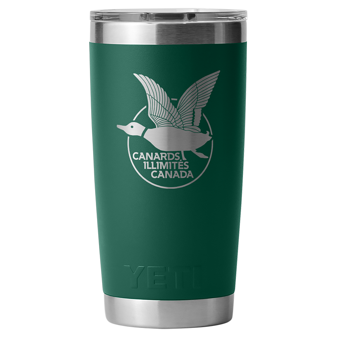 Gobelet Rambler 591 ml écusson rétro vert forêt/noir